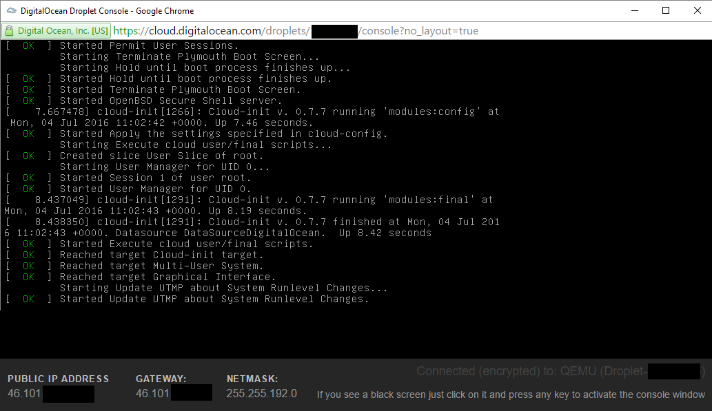 Screenshot of htop